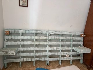 Cabecero de cama hecho a mano
