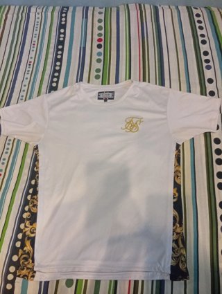Camiseta SikSilk Blanca Talla M