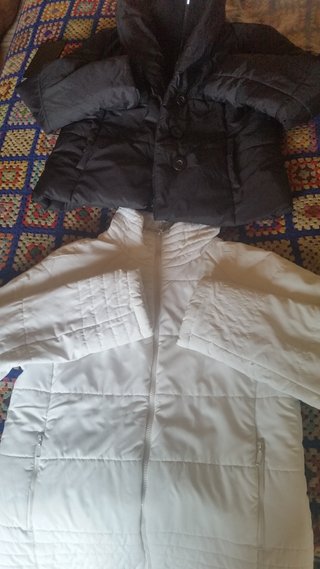 2 Chaquetas In Extenso Negra y Blanca