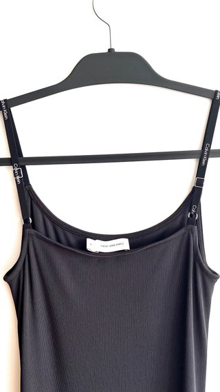 Vestido Calvin Klein Negro Largo (talla M justa).