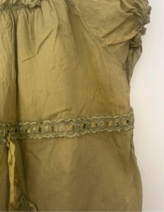 Blusa verde Stradivarius talla S