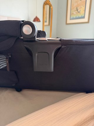 Capazo Nuna Lytl Negro con funda de lluvia