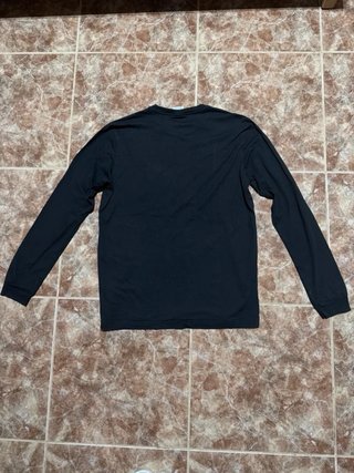 Camiseta Champion Manga Larga Hombre Negra