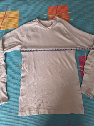 Camiseta térmica blanca Kipsta manga larga