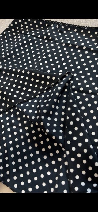 Falda negra lunares XS/S