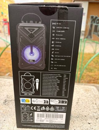 Altavoz Portátil Karaoke Elta + Micrófono