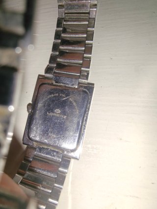 Orologio Lorenz Cuando rettangolare acciaio