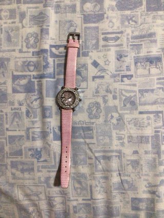 Reloj Hello Kitty Rosa y Plateado