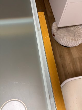 Mesa comedor extensible madera y cristal