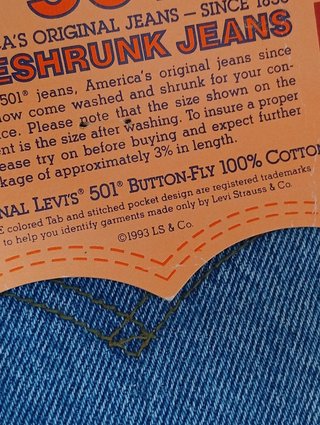 Levi's 501xx Vintage 90s Made in USA Original