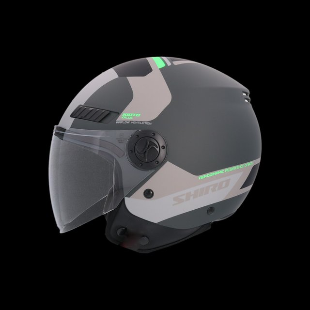 Casco Moto Shiro Kioto Camuflaje