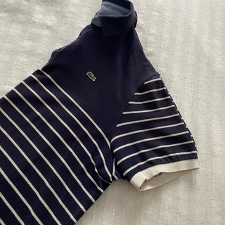 Camisa Lacoste Caballero Azul Talla 7