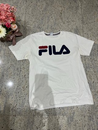 T-shirt uomo Fila bianca