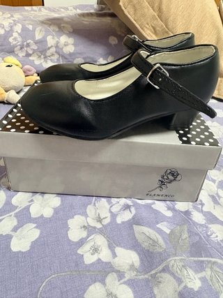 Zapatos Flamenco Niña Negros Talla 29