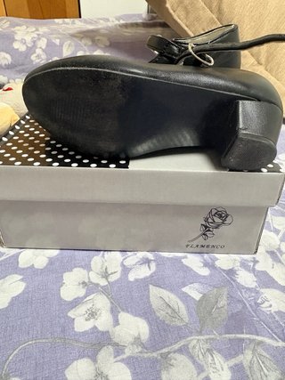 Zapatos Flamenco Niña Negros Talla 29