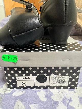 Zapatos Flamenco Niña Negros Talla 29