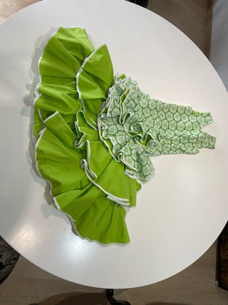 343 Traje Flamenca Talla 34 Verde