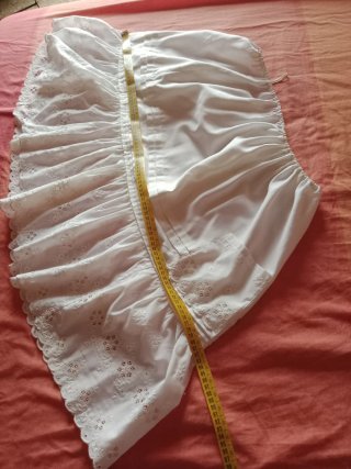 Enaguas de niña blancas