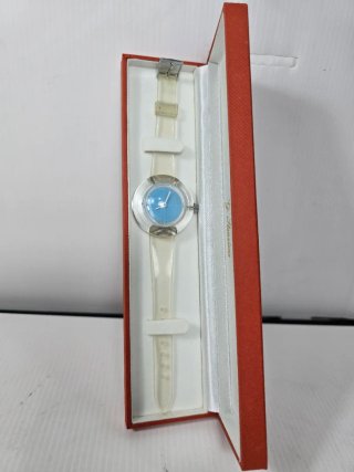 Orologio Vintage Lucerne Space Age anni '70 NOS