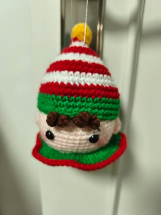 Bolas Navidad Crochet Hechas a Mano