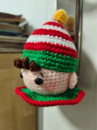 Bolas Navidad Crochet Hechas a Mano