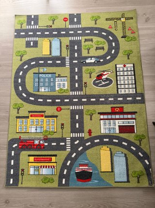 Alfombra infantil de carreteras
