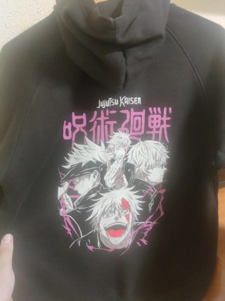 Sudadera Jujutsu Kaisen Negra