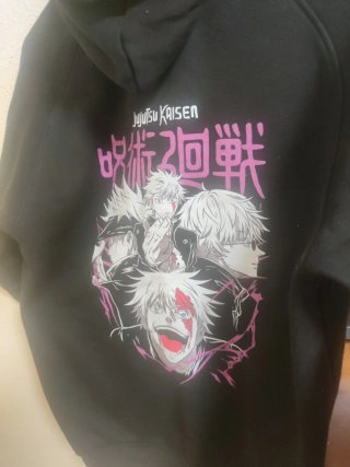 Sudadera Jujutsu Kaisen Negra