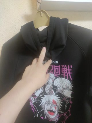 Sudadera Jujutsu Kaisen Negra