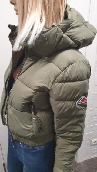 Anorak Superdry Verde Mujer