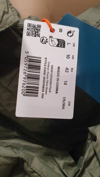 Anorak Superdry Verde Mujer