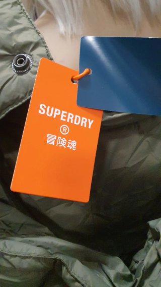 Anorak Superdry Verde Mujer