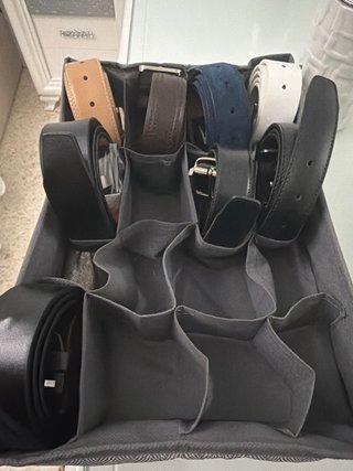 Lote de cinturones hombre varios colores