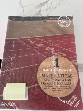 Lote de libros de 1.º de Bachillerato – Ciencias