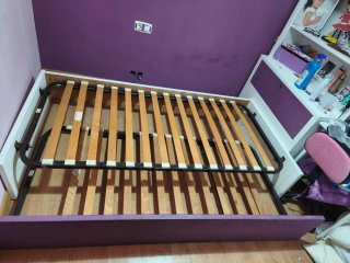 Cama nido metálica y de madera
