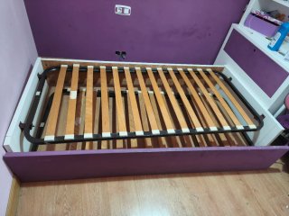 Cama nido metálica y de madera