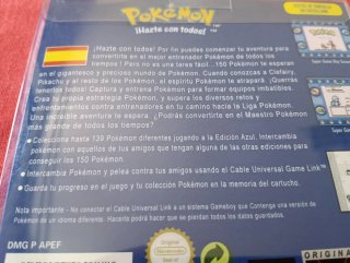Pokémon Edición Azul. Rep.