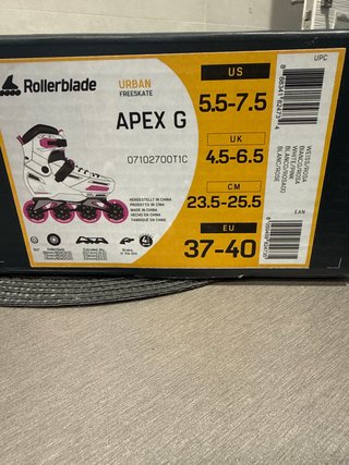 Patines linea Rollerblade Apex G Talla 37-40