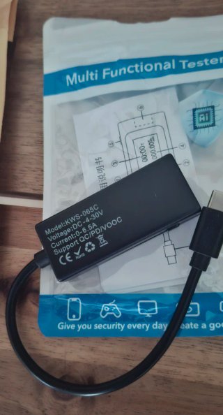 Medidor USB-C Tester Voltaje Corriente Hardware