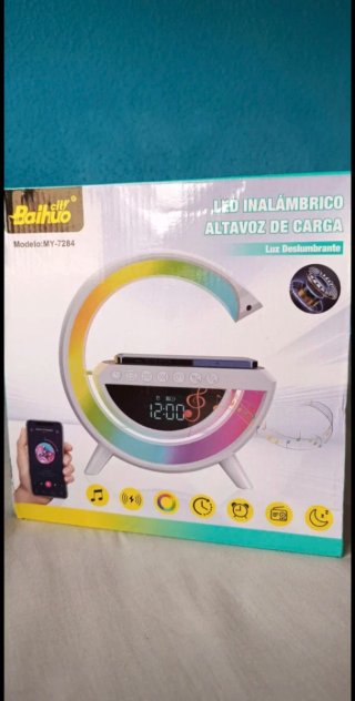 Reloj BaiHuo MY-7284 LED Carga Inalámbrica