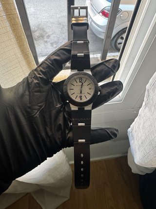 Reloj Bvlgari Aluminium Negro/Plata
