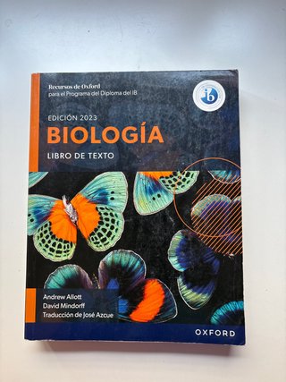 Oxford Biología edición 2023, libro de texto