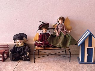 Bambole in porcellana vintage