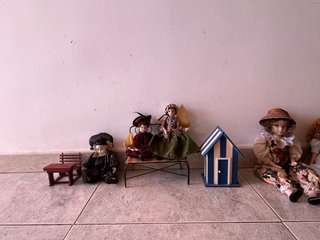 Bambole in porcellana vintage