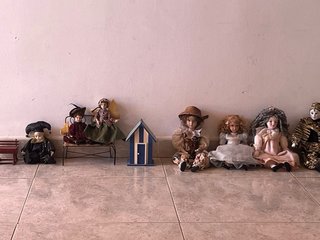 Bambole in porcellana vintage