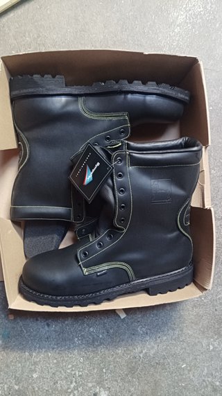 Botas Forestales/Bombero Negra