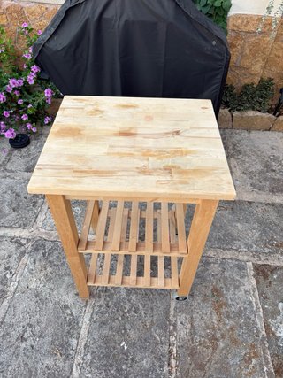 Carrito Auxiliar Madera Ikea