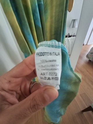 Abito in viscosa batik taglia unica