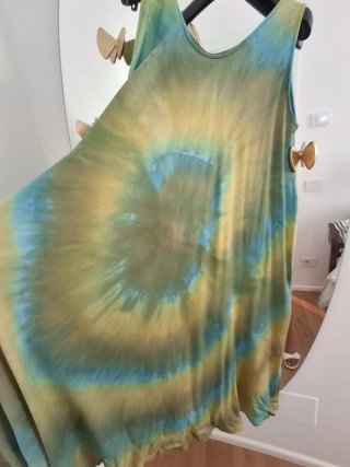 Abito in viscosa batik taglia unica