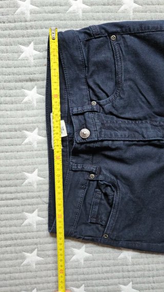 Pantalón ajustado mujer azul marino HyM Talla 36